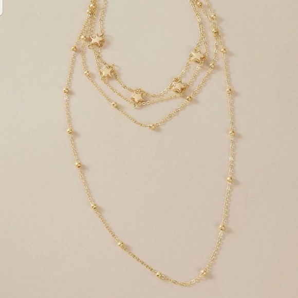 *Mercedes* Star Choker Necklace - Picture 2 of 4